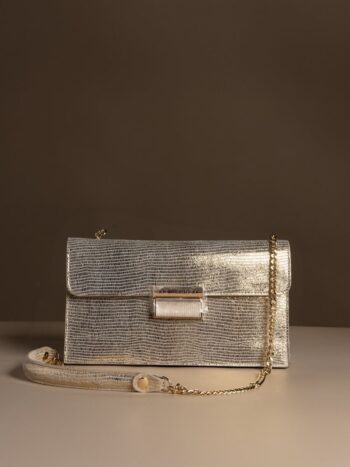 MARC ELLIS Pochette Trisha Party in pelle Gold