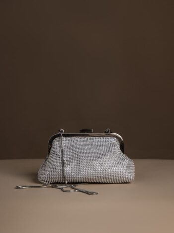 MARC ELLIS Clutch Marcle Silver strass