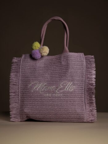 MARC ELLIS Shopper Buby St Thomas Lilla con ponpon